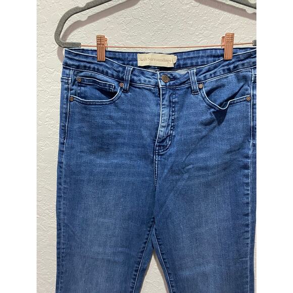 Soft Surroundings Women's Blue Jeans Size 10 Casual Boho Preppy - Picture 2 of 7